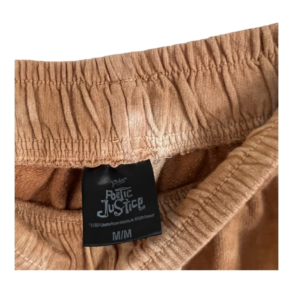 Poetic Justice Mens Tupac Hip Hop Print Tie Dye Joggers Sweat Pant Size M - Picture 4 of 11